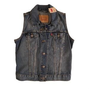 Levi's Women’s Blue Denim Vest - NWT